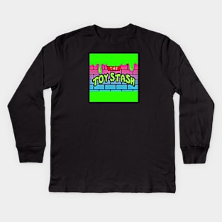 The Toy Stash Logo Kids Long Sleeve T-Shirt